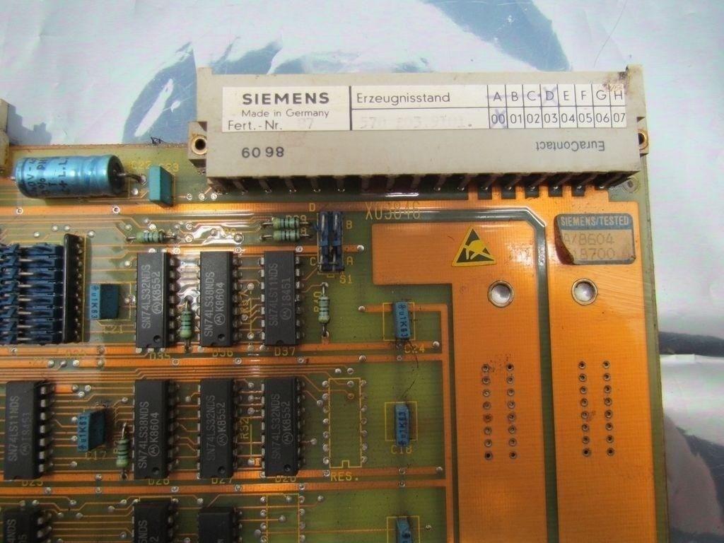 Siemens Sinumerik 6FX1120-3BA01 570 203 9101 PC Circuit Board Card