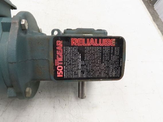 Dodge Reliance MR94743L1 Gear Motor 10:1 Ratio 172 RPM 1/2Hp 230/460V 3PH RH 56C