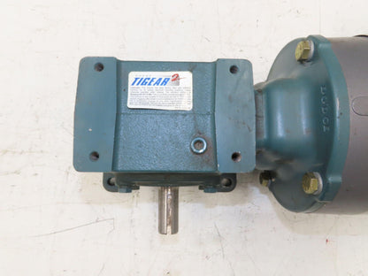 Dodge Baldor 17Q15R56 Gear Motor 15:1 Reducer 117 RPM 0.75Hp 230/460V 3PH LH 56C