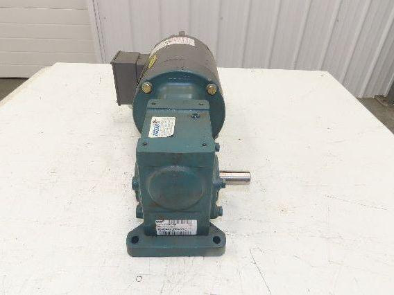 Dodge Baldor 17Q15R56 Gear Motor 15:1 Reducer 117 RPM 0.75Hp 230/460V 3PH LH 56C