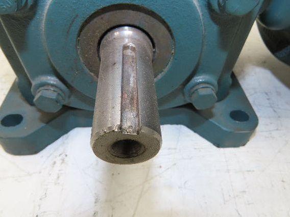 Dodge Baldor 17Q15R56 Gear Motor 15:1 Reducer 117 RPM 0.75Hp 230/460V 3PH LH 56C