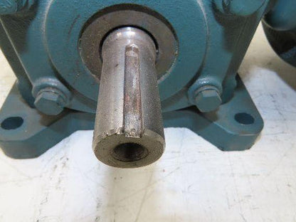 Dodge Baldor 17Q15R56 Gear Motor 15:1 Reducer 117 RPM 0.75Hp 230/460V 3PH LH 56C