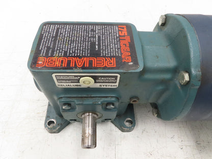 Dodge Leeson MR94868 Gear Motor 25:1 Reducer 69 RPM 3/4Hp 230/460V 3PH LH 56C