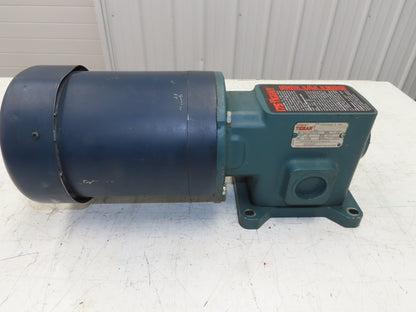 Dodge Leeson MR94868 Gear Motor 25:1 Reducer 69 RPM 3/4Hp 230/460V 3PH LH 56C