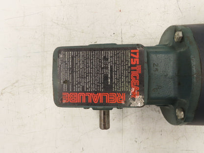 Dodge Leeson MR94868 Gear Motor 25:1 Reducer 69 RPM 3/4Hp 230/460V 3PH LH 56C