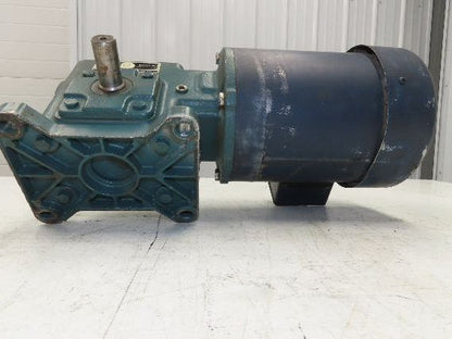 Dodge Leeson MR94868 Gear Motor 25:1 Reducer 69 RPM 3/4Hp 230/460V 3PH LH 56C