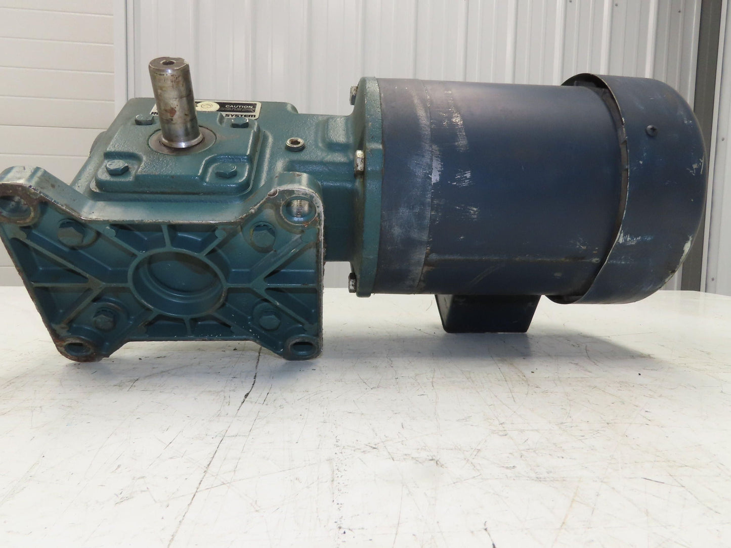 Dodge Leeson MR94868 Gear Motor 25:1 Reducer 69 RPM 3/4Hp 230/460V 3PH LH 56C