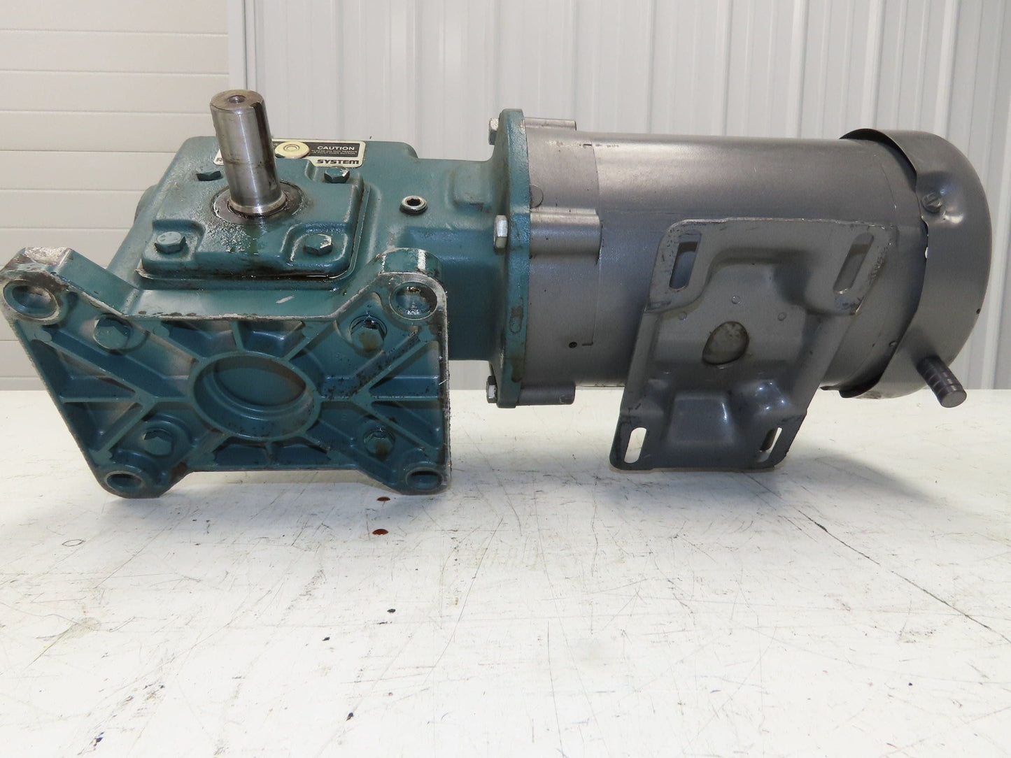 Dodge Baldor MR94868 Gear Motor 25:1 Reducer 69 RPM 3/4Hp 230/460V 3PH LH 56C