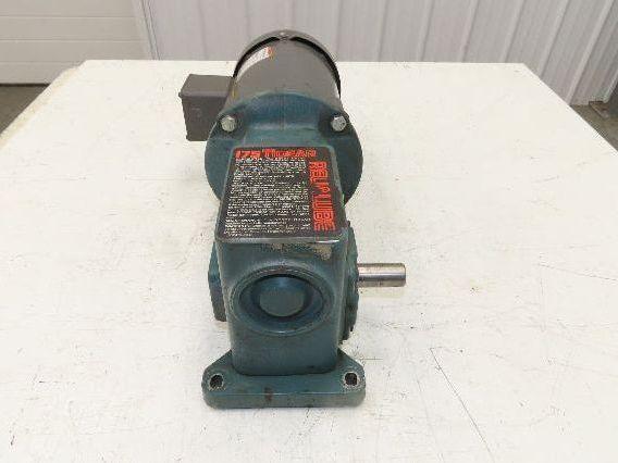 Dodge Baldor MR94868 Gear Motor 25:1 Reducer 69 RPM 3/4Hp 230/460V 3PH LH 56C