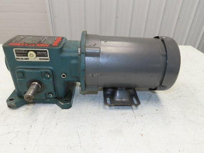 Dodge Baldor MR94868 Gear Motor 25:1 Reducer 69 RPM 3/4Hp 230/460V 3PH LH 56C