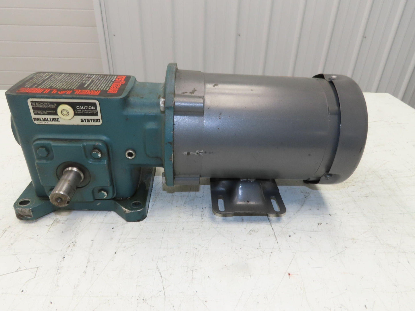 Dodge Baldor MR94868 Gear Motor 25:1 Reducer 69 RPM 3/4Hp 230/460V 3PH LH 56C