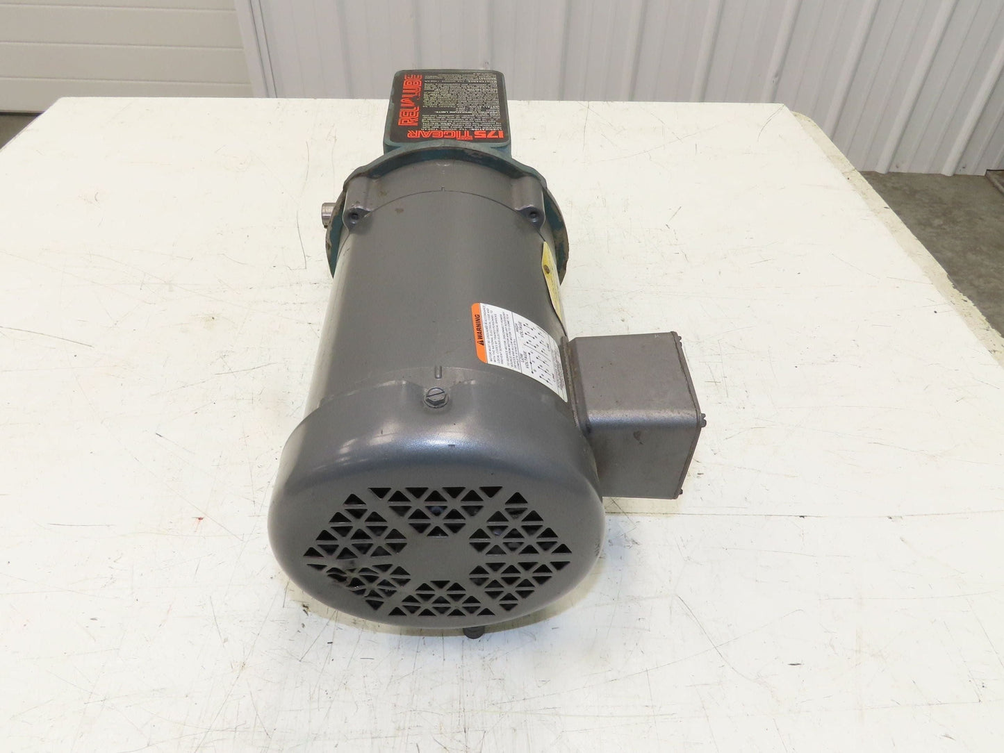 Dodge Baldor MR94868 Gear Motor 25:1 Reducer 69 RPM 3/4Hp 230/460V 3PH LH 56C