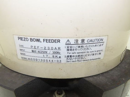 Piezo Vibratory Bowl Feeder 230mm Base Small Parts Sorter 7/16" Washer