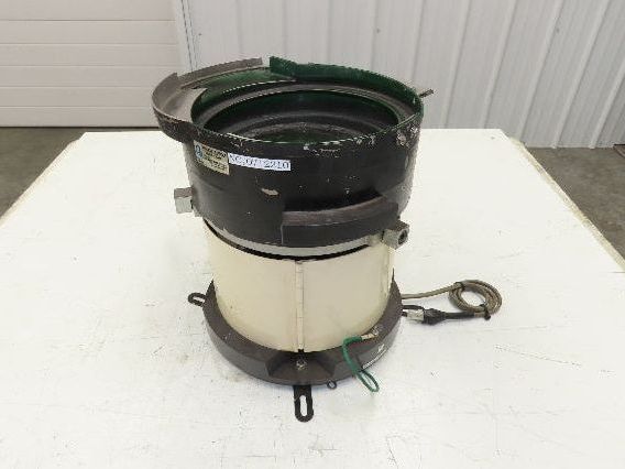 Piezo Vibratory Bowl Feeder 230mm Base Small Parts Sorter 7/16" Washer