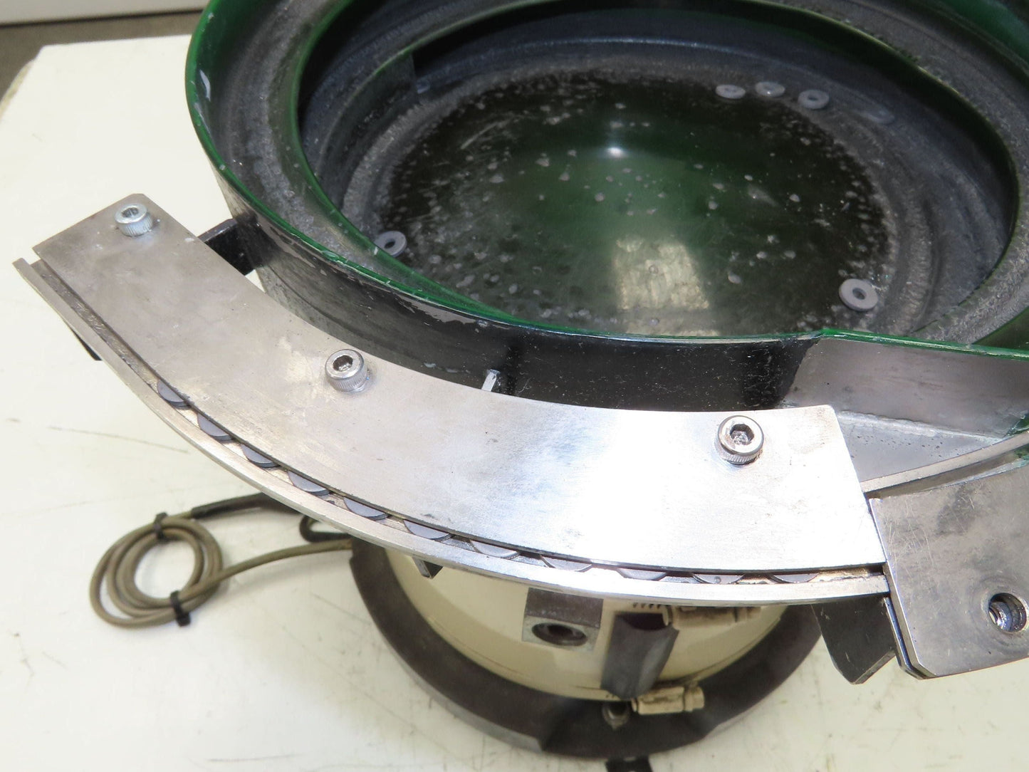 Piezo Vibratory Bowl Feeder 230mm Base Small Parts Sorter 7/16" Washer