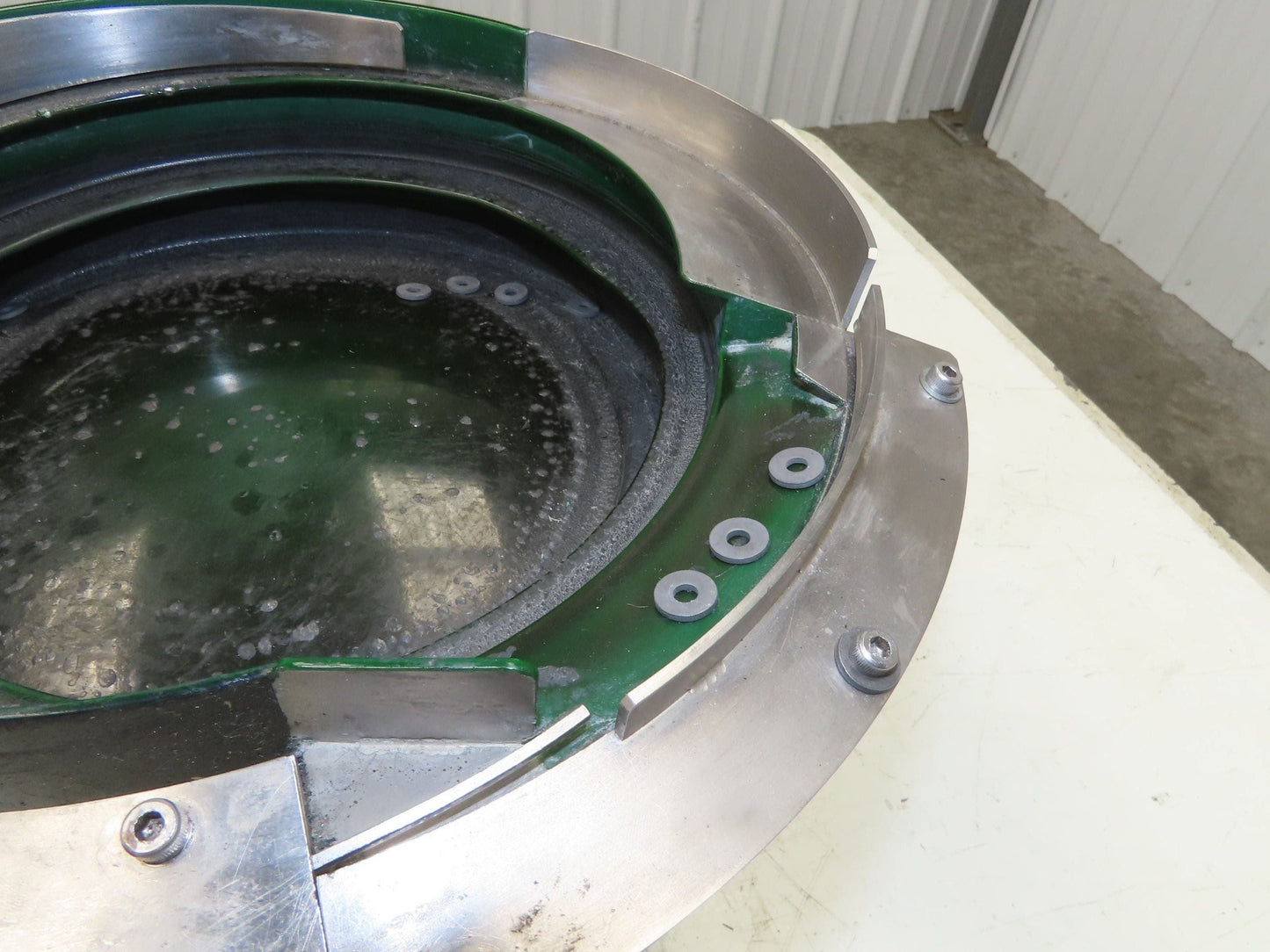 Piezo Vibratory Bowl Feeder 230mm Base Small Parts Sorter 7/16" Washer
