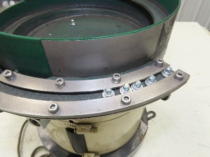 Piezo Vibratory Bowl Feeder 230mm Base Small Parts Sorter 10mm Pin Head