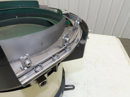 Piezo Vibratory Bowl Feeder 300mm Base Small Parts Sorter Metal Spring