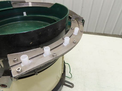 Piezo Vibratory Bowl Feeder 300mm Base Small Parts Sorter Plastic Bushing