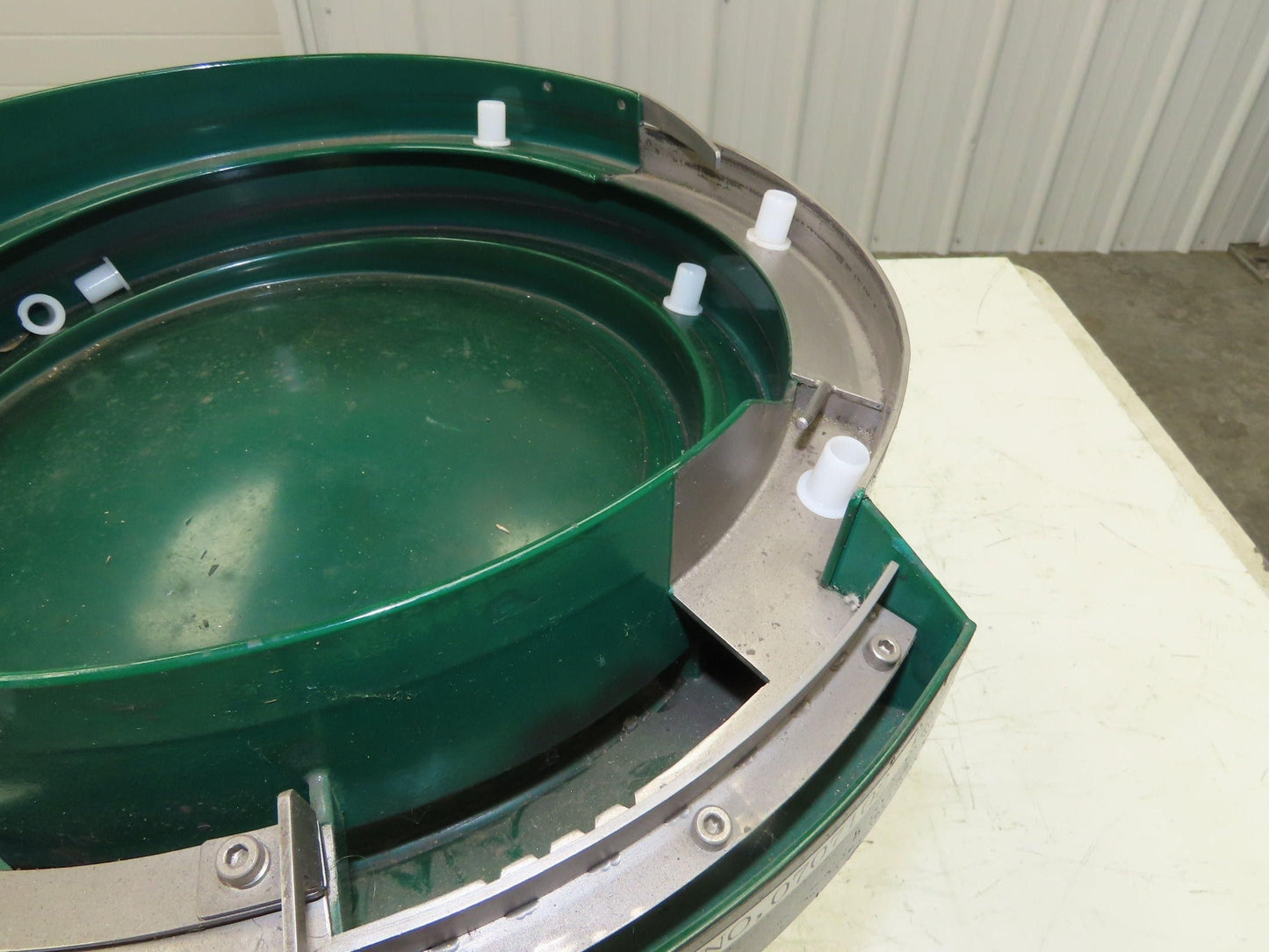 Piezo Vibratory Bowl Feeder 300mm Base Small Parts Sorter Plastic Bushing