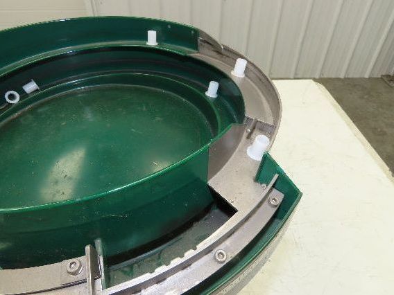 Piezo Vibratory Bowl Feeder 300mm Base Small Parts Sorter Plastic Bushing