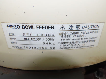 Piezo Vibratory Bowl Feeder 390mm Base Small Parts Sorter Metal Bracket