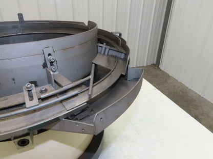 Piezo Vibratory Bowl Feeder 390mm Base Small Parts Sorter Metal Bracket