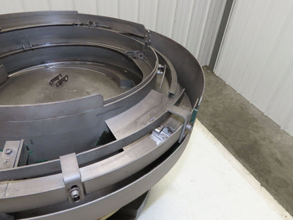 Piezo Vibratory Bowl Feeder 390mm Base Small Parts Sorter Metal Bracket