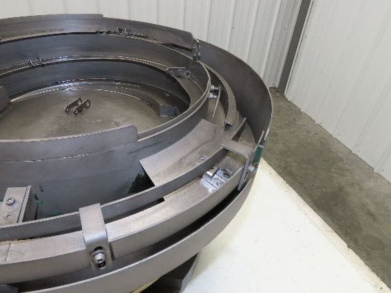 Piezo Vibratory Bowl Feeder 390mm Base Small Parts Sorter Metal Bracket