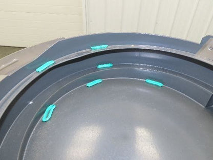 Piezo Vibratory Bowl Feeder 390mm Base Small Parts Sorter Plastic Spacer