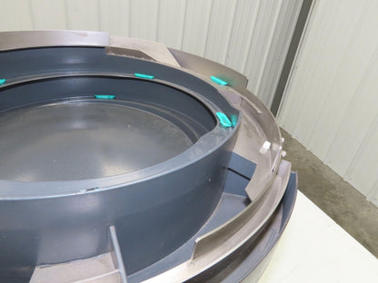 Piezo Vibratory Bowl Feeder 390mm Base Small Parts Sorter Plastic Spacer