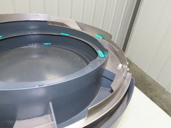 Piezo Vibratory Bowl Feeder 390mm Base Small Parts Sorter Plastic Spacer