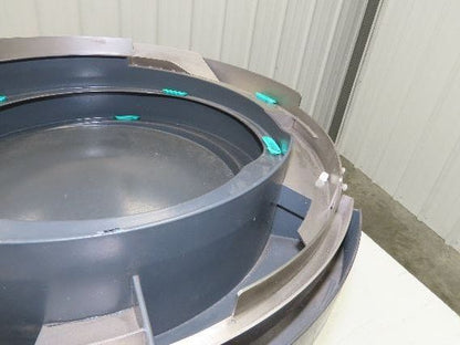 Piezo Vibratory Bowl Feeder 390mm Base Small Parts Sorter Plastic Spacer