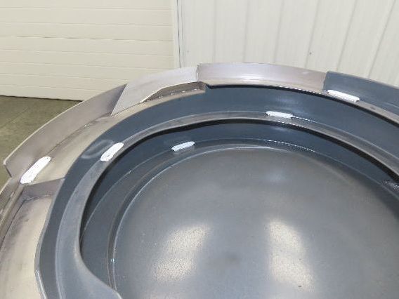 Piezo Vibratory Bowl Feeder 390mm Base Small Parts Sorter Plastic Spacer