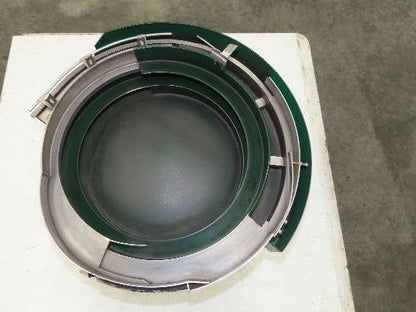 Piezo Vibratory Bowl Feeder 390mm Base Small Parts Sorter Metal Spring