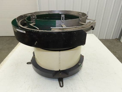 Piezo Vibratory Bowl Feeder 390mm Base Small Parts Sorter Metal Spring