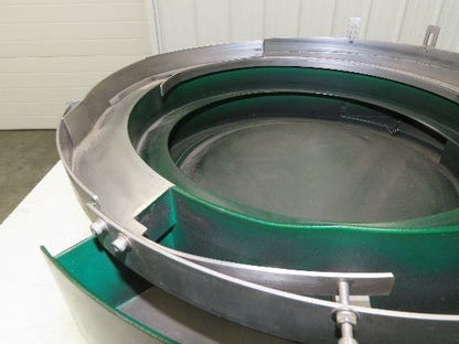 Piezo Vibratory Bowl Feeder 390mm Base Small Parts Sorter Metal Spring