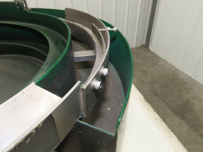 Piezo Vibratory Bowl Feeder 390mm Base Small Parts Sorter Metal Spring