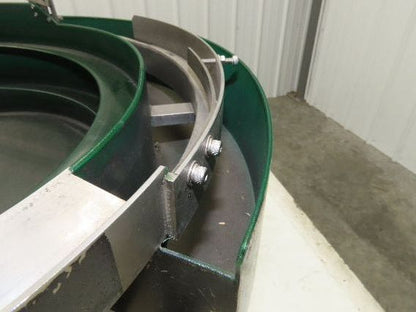 Piezo Vibratory Bowl Feeder 390mm Base Small Parts Sorter Metal Spring