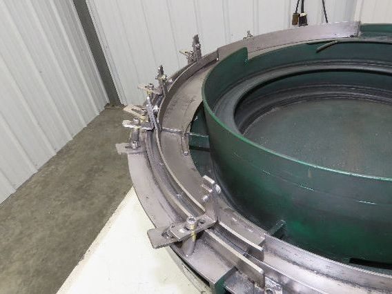 Piezo Vibratory Bowl Feeder 390mm Base Small Parts Sorter Metal Spring