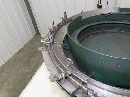 Piezo Vibratory Bowl Feeder 390mm Base Small Parts Sorter Metal Spring