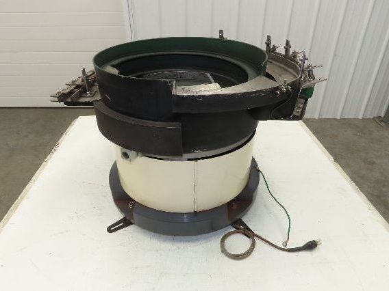 Piezo Vibratory Bowl Feeder 390mm Base Small Parts Sorter Metal Spring