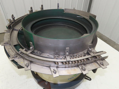 Piezo Vibratory Bowl Feeder 390mm Base Small Parts Sorter Metal Spring