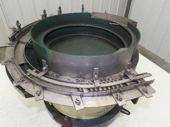 Piezo Vibratory Bowl Feeder 390mm Base Small Parts Sorter Metal Spring