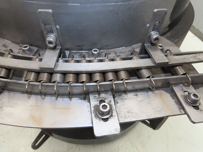 Piezo Vibratory Bowl Feeder 390mm Base Small Parts Sorter Metal Spring