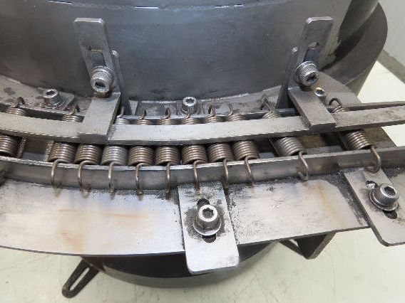 Piezo Vibratory Bowl Feeder 390mm Base Small Parts Sorter Metal Spring