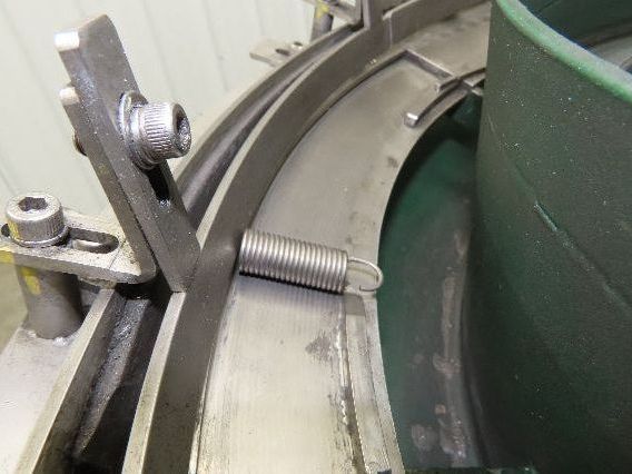 Piezo Vibratory Bowl Feeder 390mm Base Small Parts Sorter Metal Spring