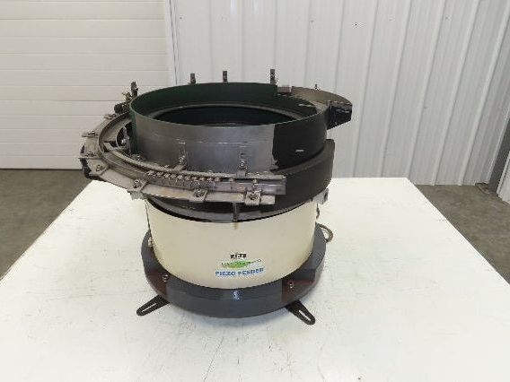 Piezo Vibratory Bowl Feeder 390mm Base Small Parts Sorter Metal Spring