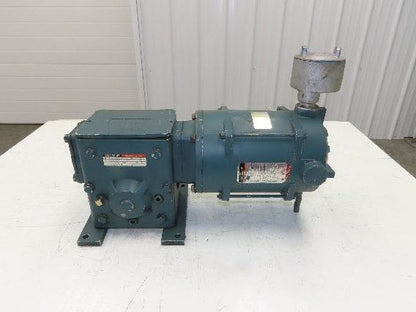 Reliance 10005522-SB Gear Motor 60:1 Reducer 28 RPM 1/2Hp 230/460V 3PH LH 56C