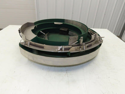 Piezo Vibratory Feeder Bowl For 390mm Base Small Parts Sorter Metal Spring